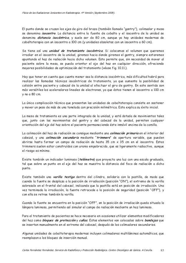 manual de fsica de radioterapia la teleterapia